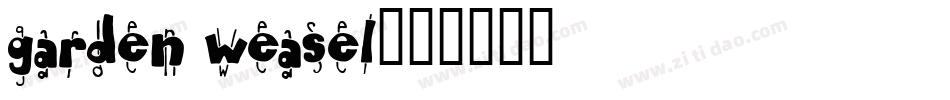 Garden Weasel字体转换
